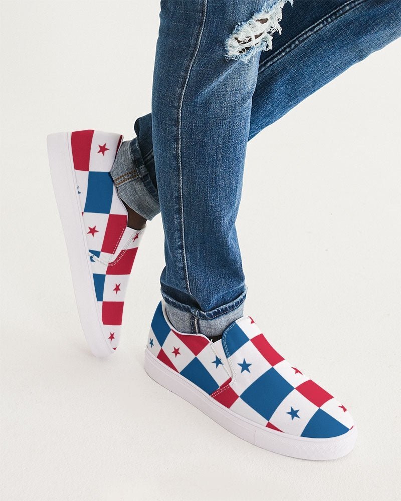 Panama Flag Men's Slip-On Canvas Shoe - Conscious Apparel Store