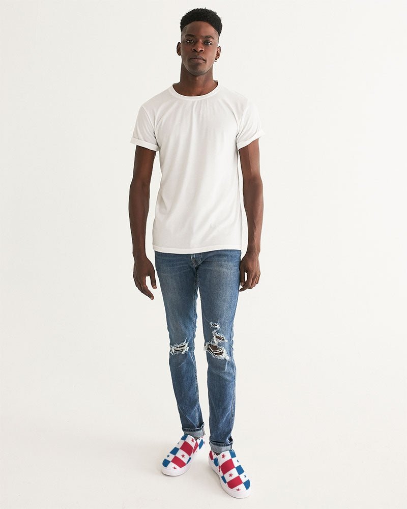 Panama Flag Men's Slip-On Canvas Shoe - Conscious Apparel Store