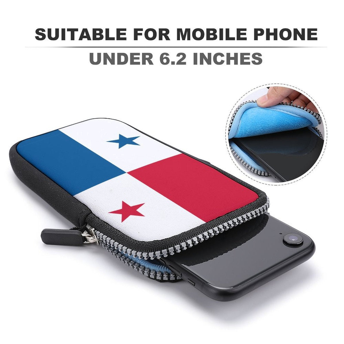 Panama Flag Mobile Phone Purse - Conscious Apparel Store