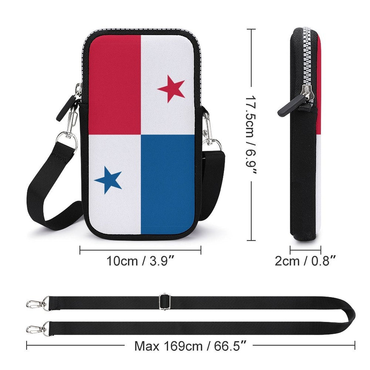 Panama Flag Mobile Phone Purse - Conscious Apparel Store