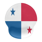 Panama Flag Mouse Pad with Wrist Rest Support - Conscious Apparel Store