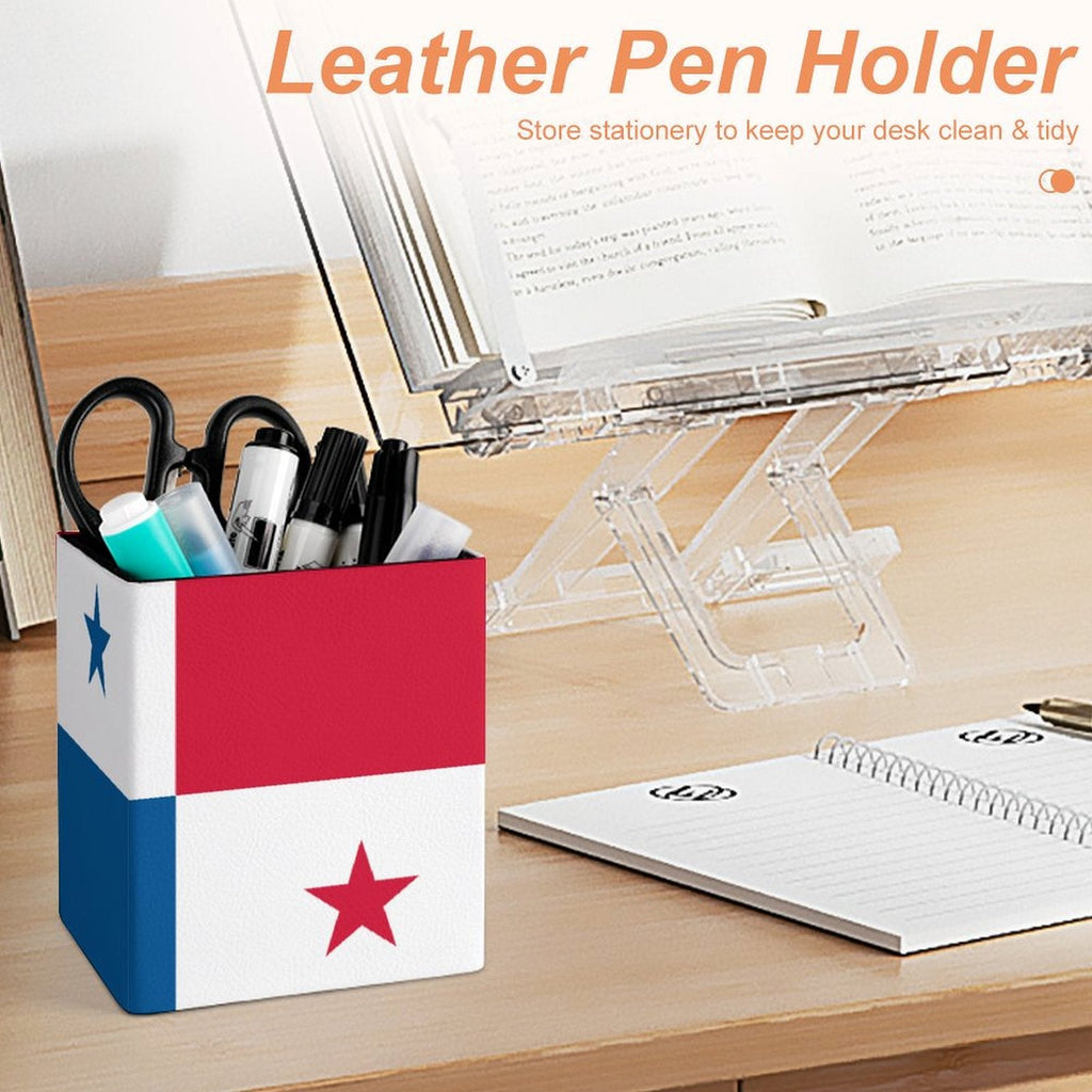 Panama Flag Square Pen Holder - Conscious Apparel Store