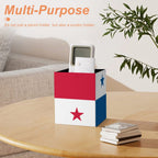 Panama Flag Square Pen Holder - Conscious Apparel Store