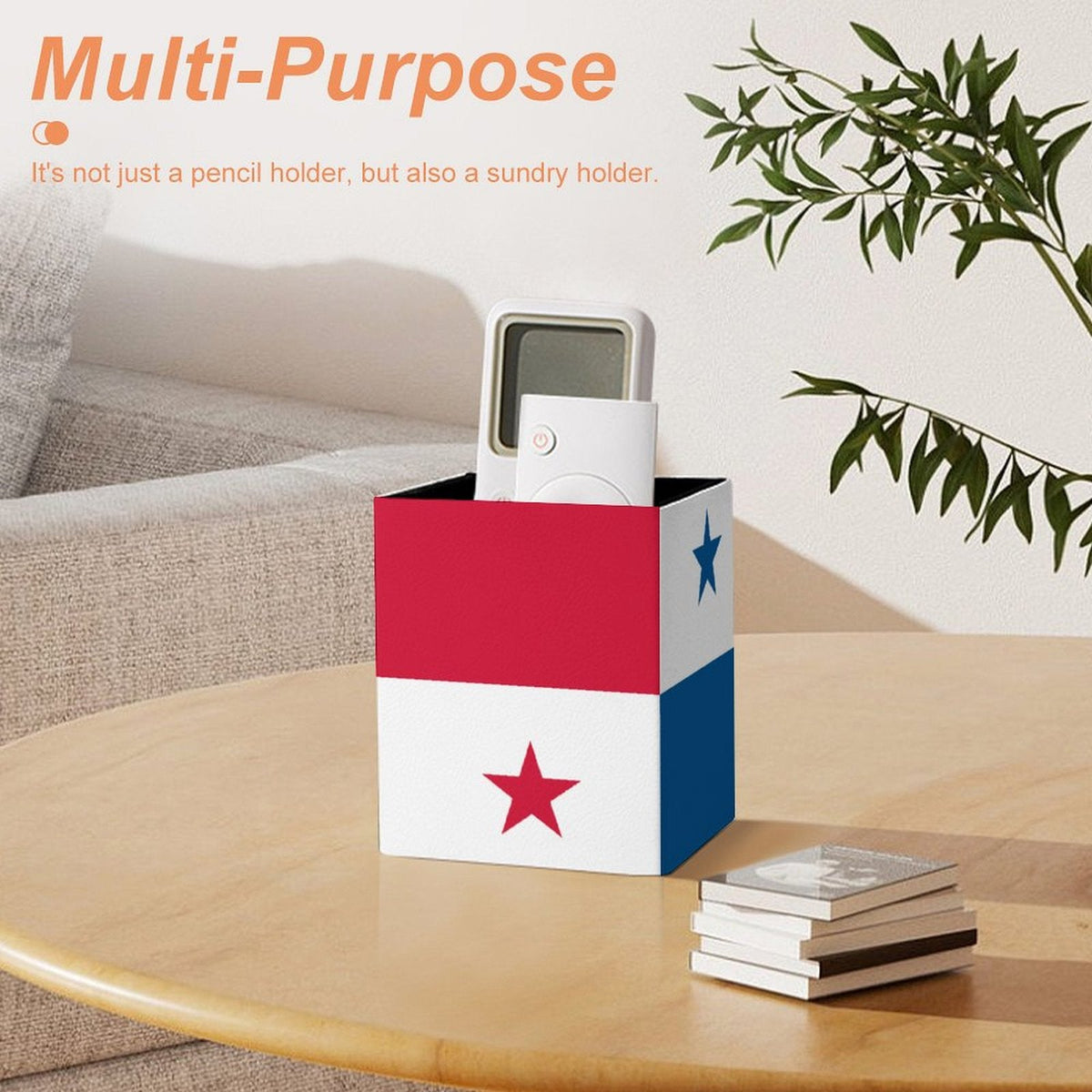 Panama Flag Square Pen Holder - Conscious Apparel Store