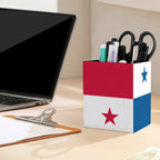 Panama Flag Square Pen Holder - Conscious Apparel Store
