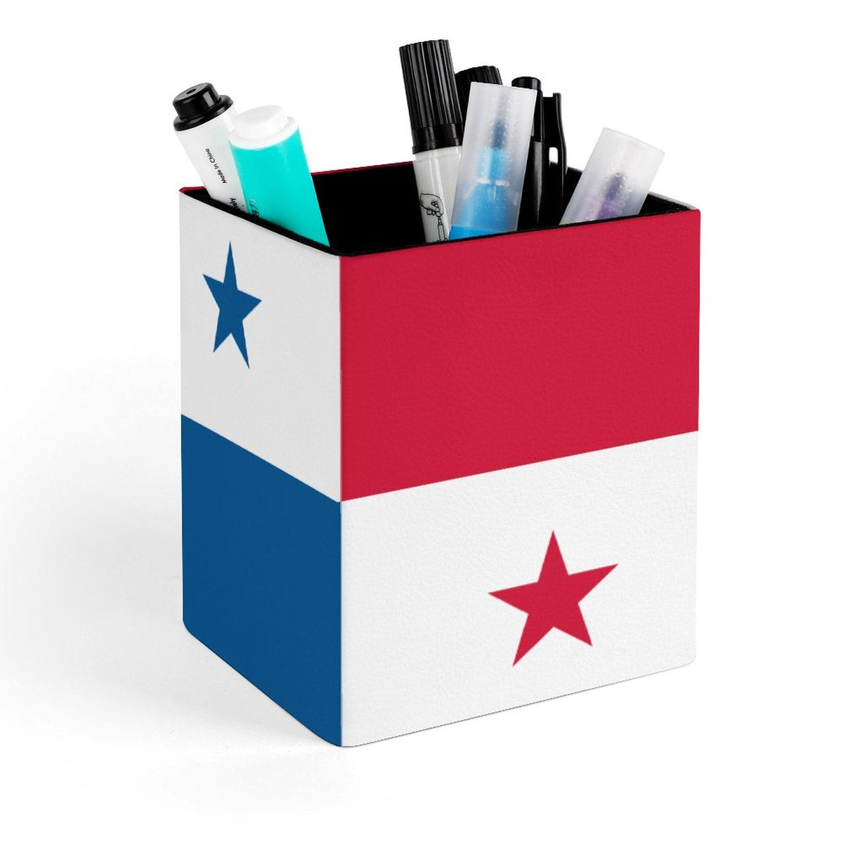 Panama Flag Square Pen Holder - Conscious Apparel Store