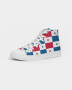 Panama Flag Women's Hightop Canvas Shoe - Conscious Apparel Store