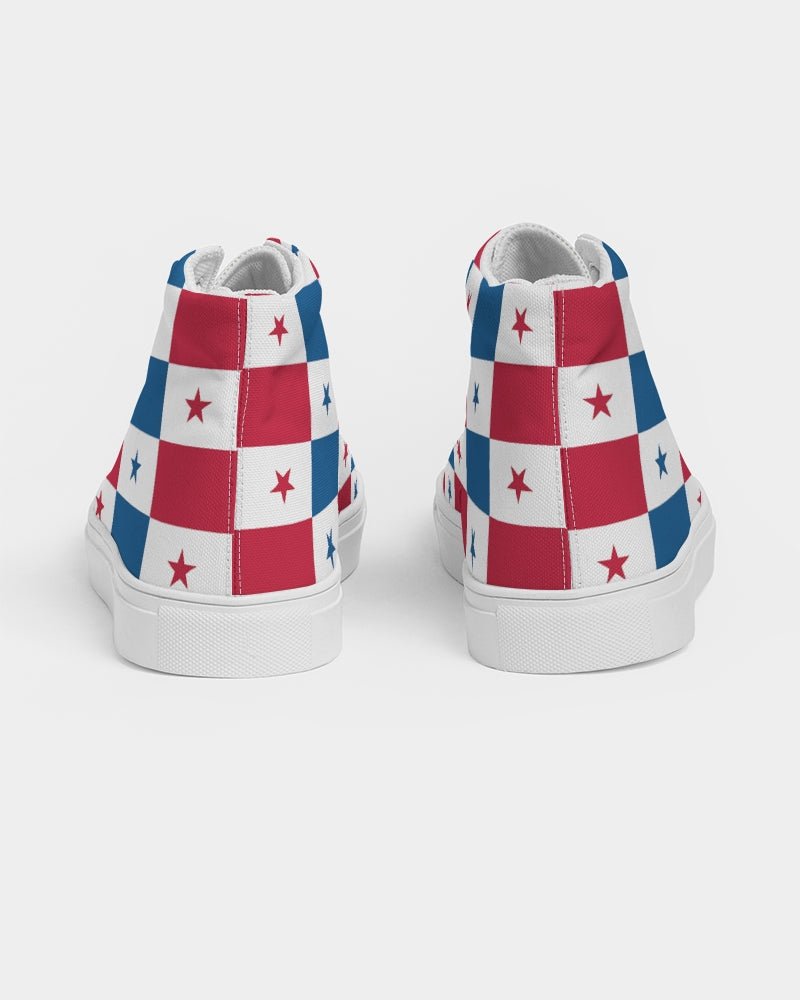 Panama Flag Women's Hightop Canvas Shoe - Conscious Apparel Store