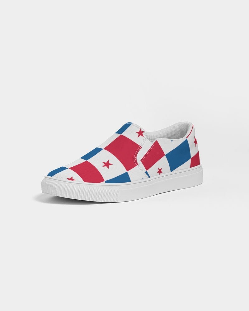 Panama Flag Women's Slip-On Canvas Shoe - Conscious Apparel Store