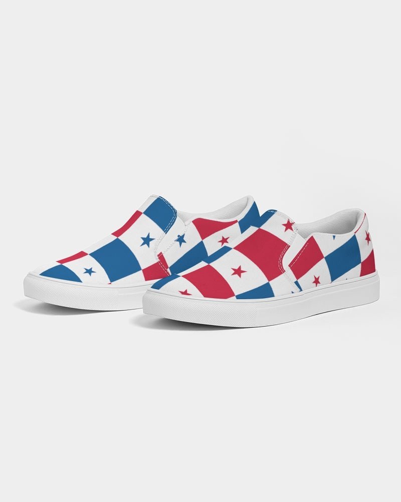 Panama Flag Women's Slip-On Canvas Shoe - Conscious Apparel Store