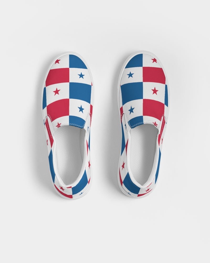 Panama Flag Women's Slip-On Canvas Shoe - Conscious Apparel Store