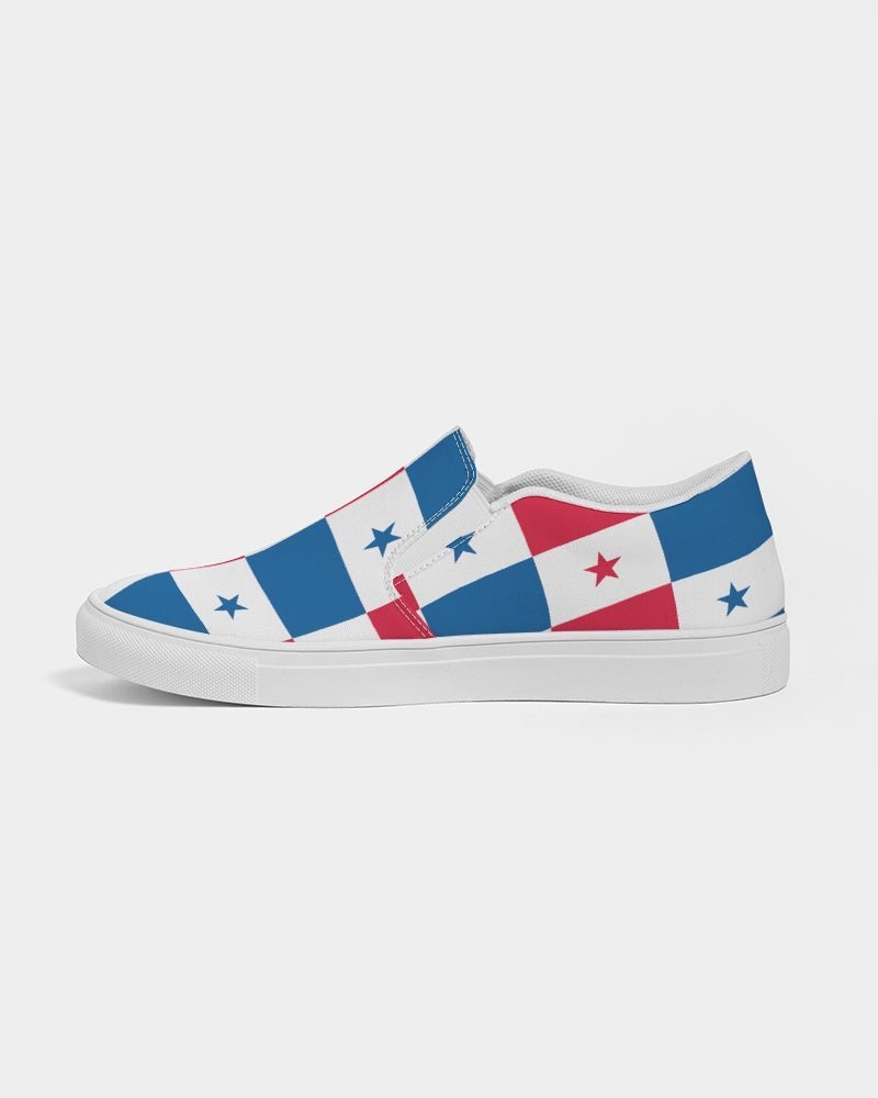 Panama Flag Women's Slip-On Canvas Shoe - Conscious Apparel Store