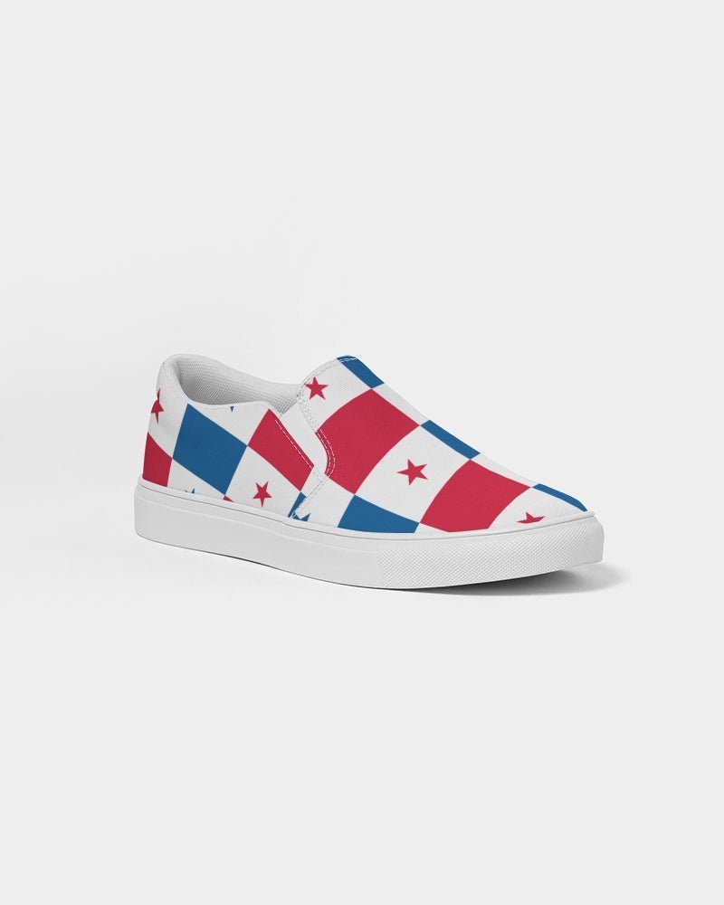 Panama Flag Women's Slip-On Canvas Shoe - Conscious Apparel Store