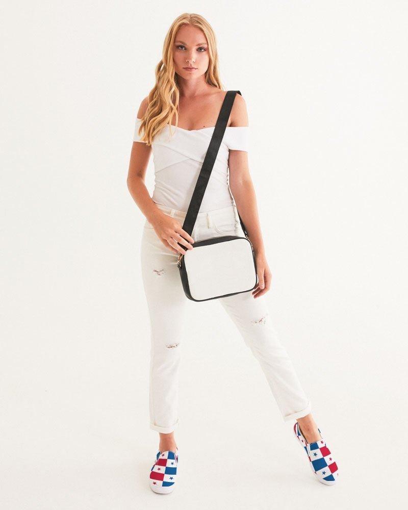 Panama Flag Women's Slip-On Canvas Shoe - Conscious Apparel Store