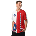 Panama Football Themed Button-Down Sport Jersey - Conscious Apparel Store