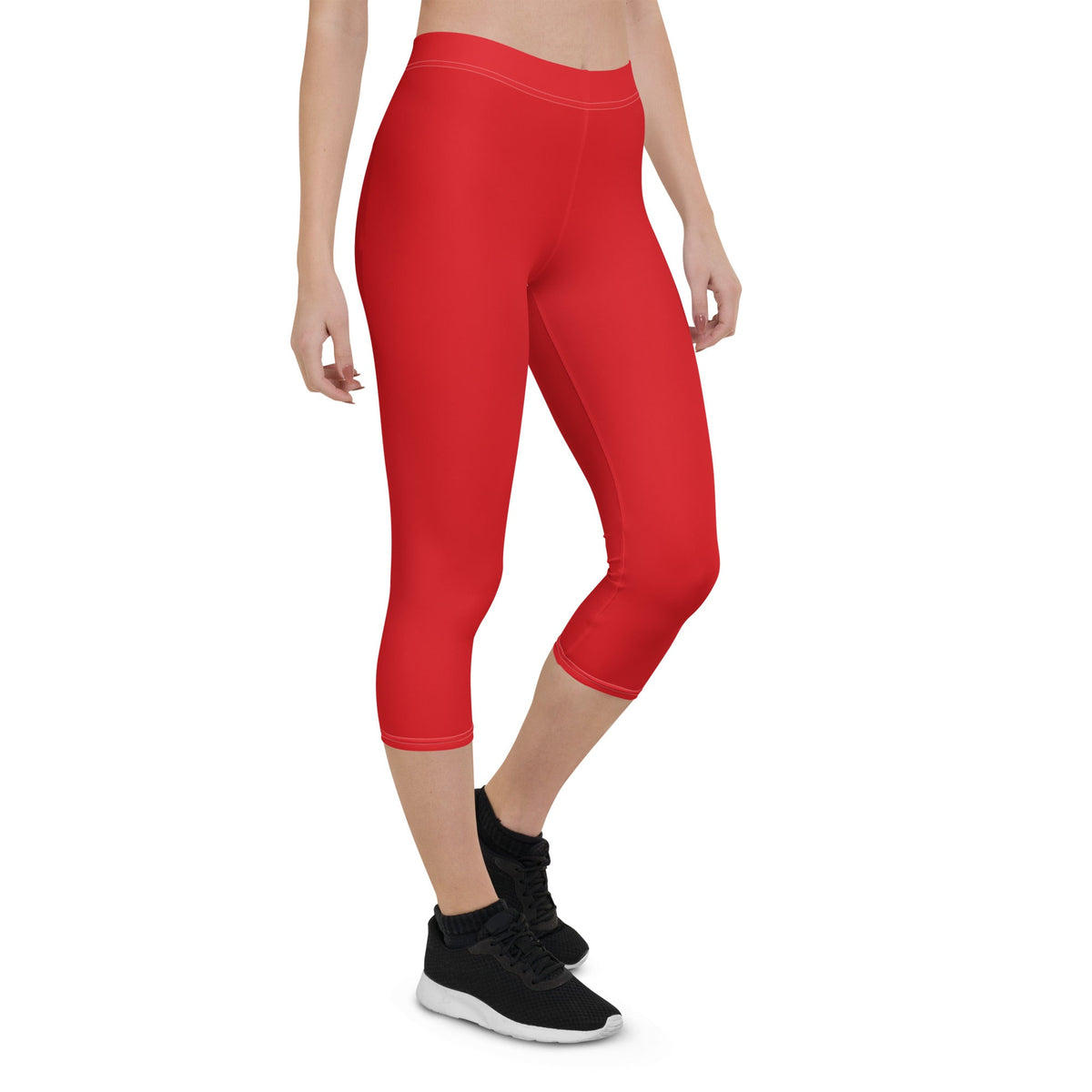 Panama Red Capri Leggings - Conscious Apparel Store