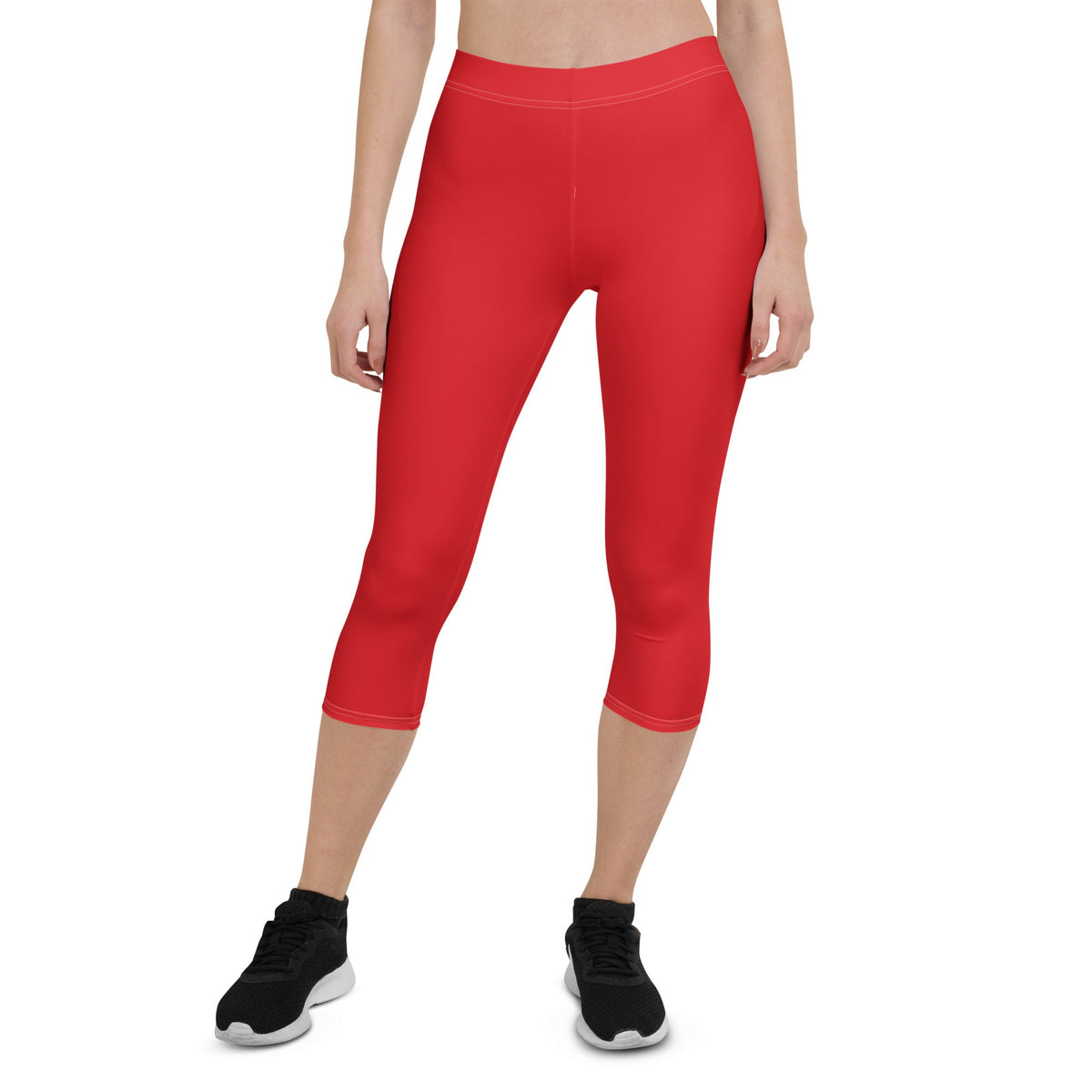 Panama Red Capri Leggings - Conscious Apparel Store