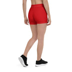 Panama Red Leggings Shorts - Conscious Apparel Store