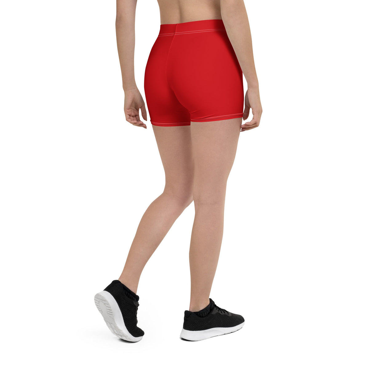 Panama Red Leggings Shorts - Conscious Apparel Store