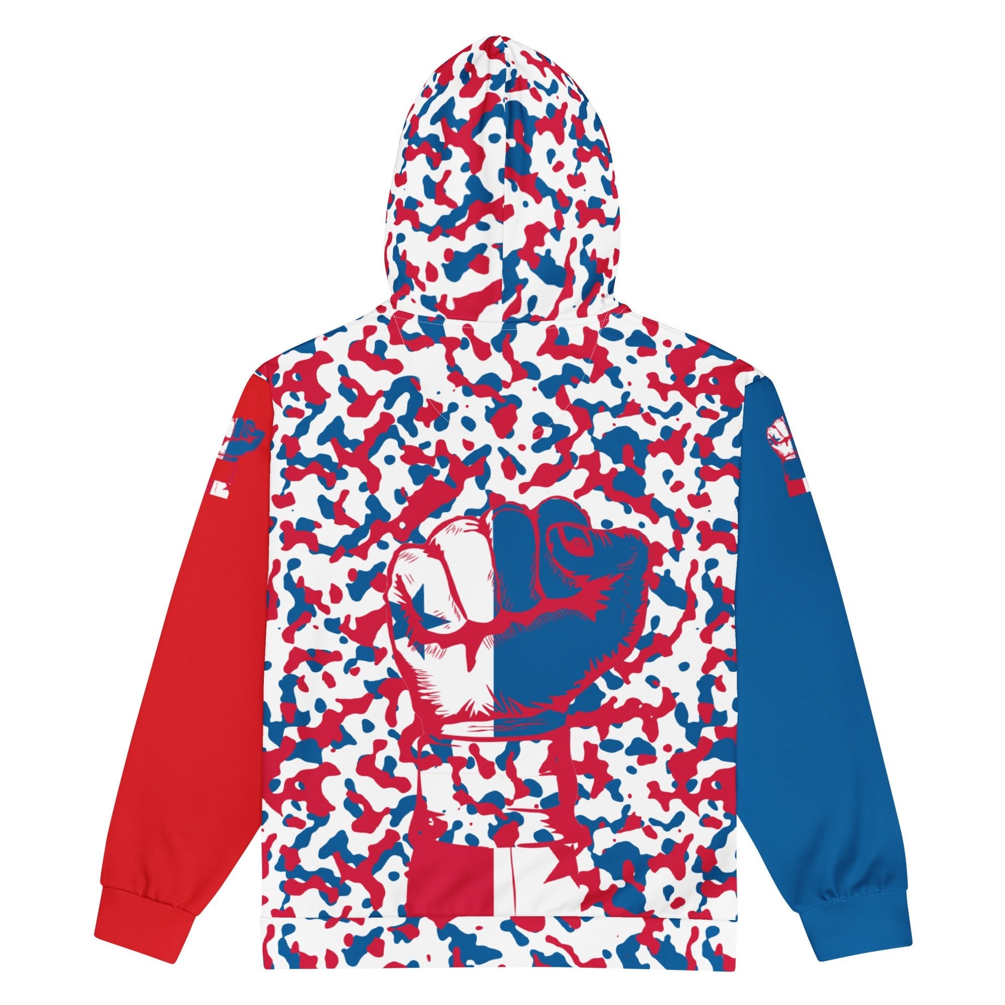 Panamanian Flag Camo Unisex zip hoodie - Conscious Apparel Store