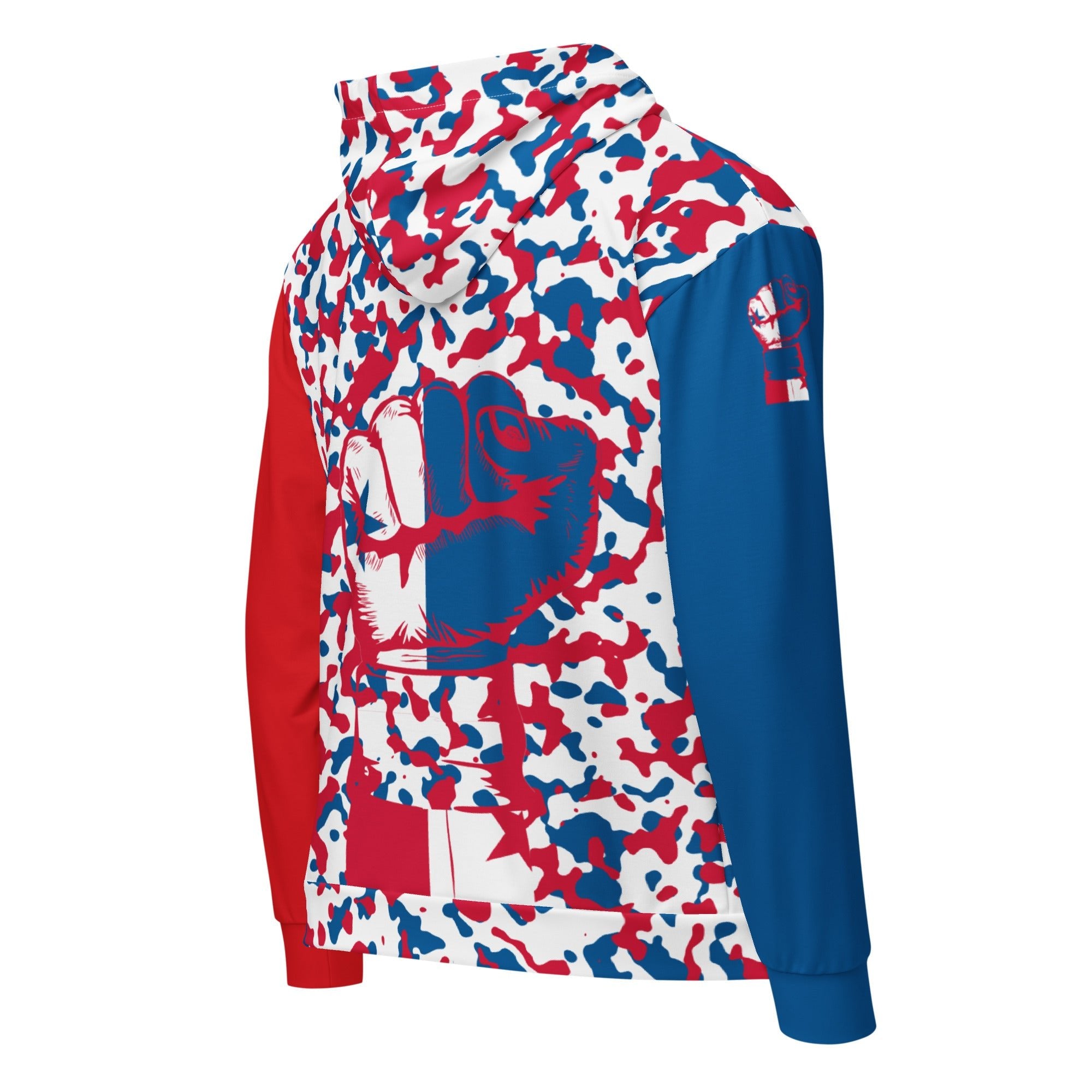 Panamanian Flag Camo Unisex zip hoodie - Conscious Apparel Store