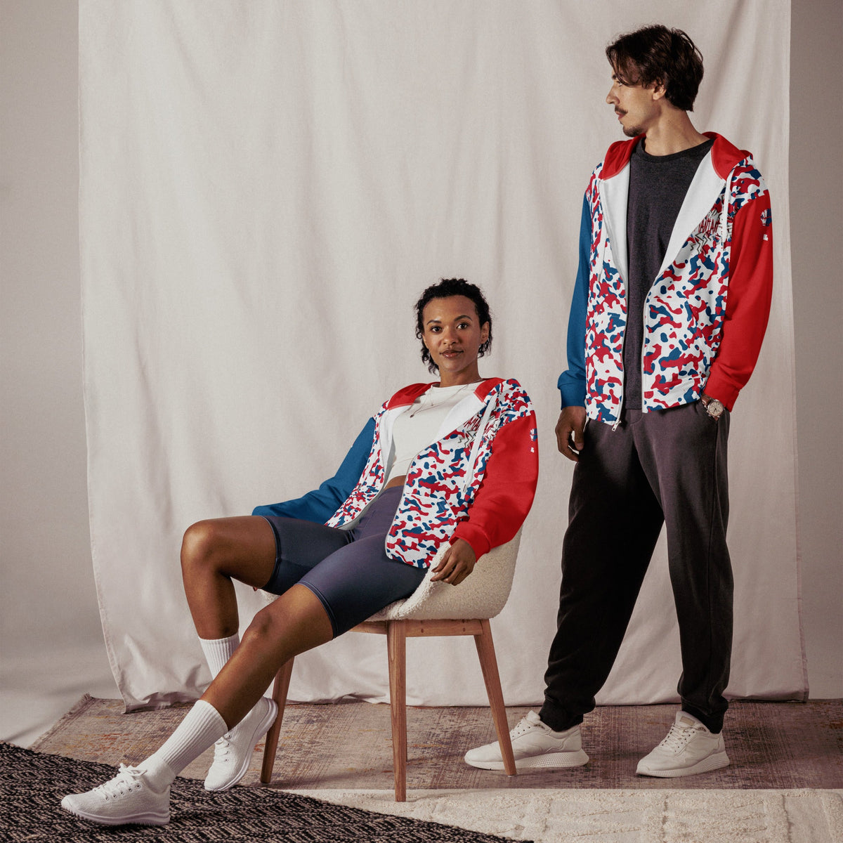 Panamanian Flag Camo Unisex zip hoodie - Conscious Apparel Store