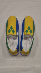 St Vincent Flag Men's Slip-On Canvas Shoe Sneakers