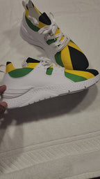 Jamaica Flag Men's Two-Tone Sneaker
