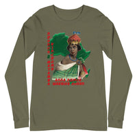 Queen Nzinga Unisex Long Sleeve Tee - Conscious Apparel Store