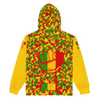 Rasta Camo (Yellow) Unisex zip hoodie - Conscious Apparel Store