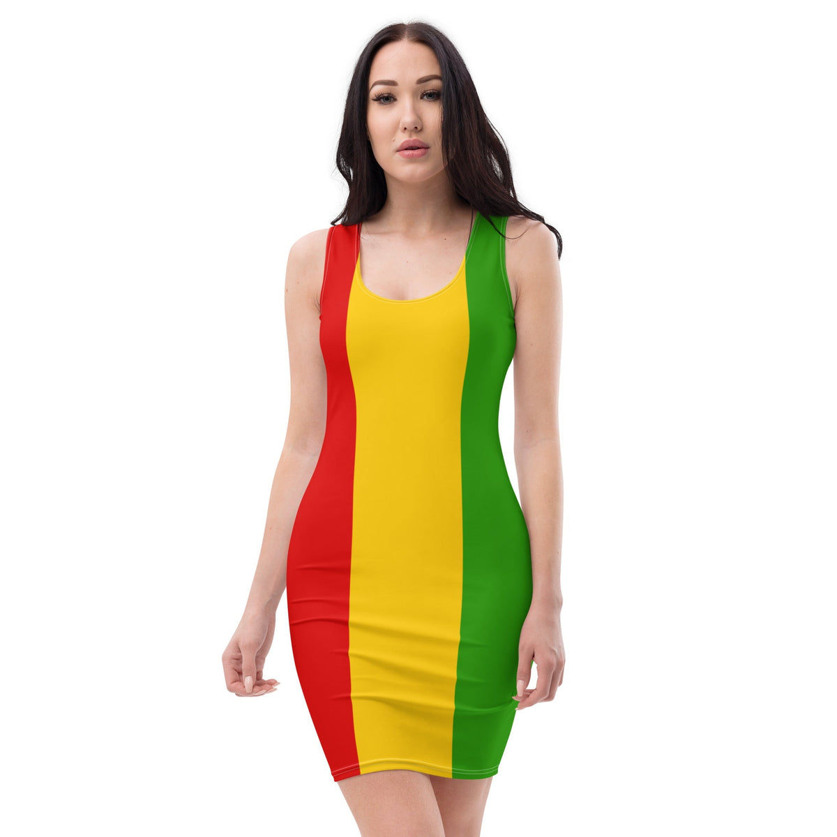 Rasta Flag Bodycon dress - Conscious Apparel Store