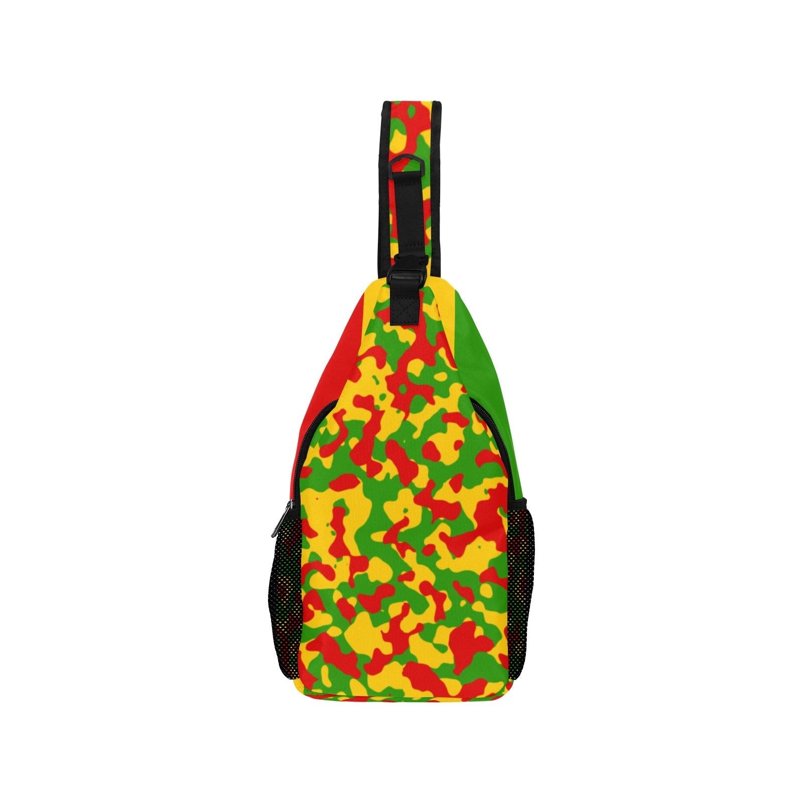 Rasta Flag Camo Casual Chest Bag - Conscious Apparel Store