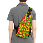 Rasta Flag Camo Casual Chest Bag - Conscious Apparel Store