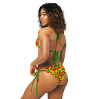 Rasta Flag Camo string bikini - Conscious Apparel Store