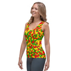 Rasta Flag Camo Women's Tank Top - Conscious Apparel Store