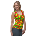 Rasta Flag Camo Women's Tank Top - Conscious Apparel Store