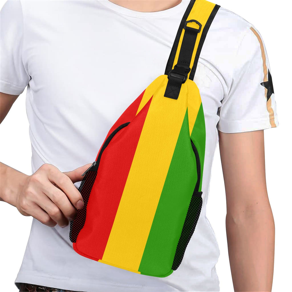 Rasta Flag Casual Chest Bag - Conscious Apparel Store