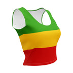 Rasta Flag Crop Top - Conscious Apparel Store