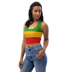 Rasta Flag Crop Top - Conscious Apparel Store