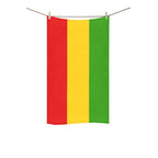 Rasta Flag Custom Towel 16"x28" - Conscious Apparel Store