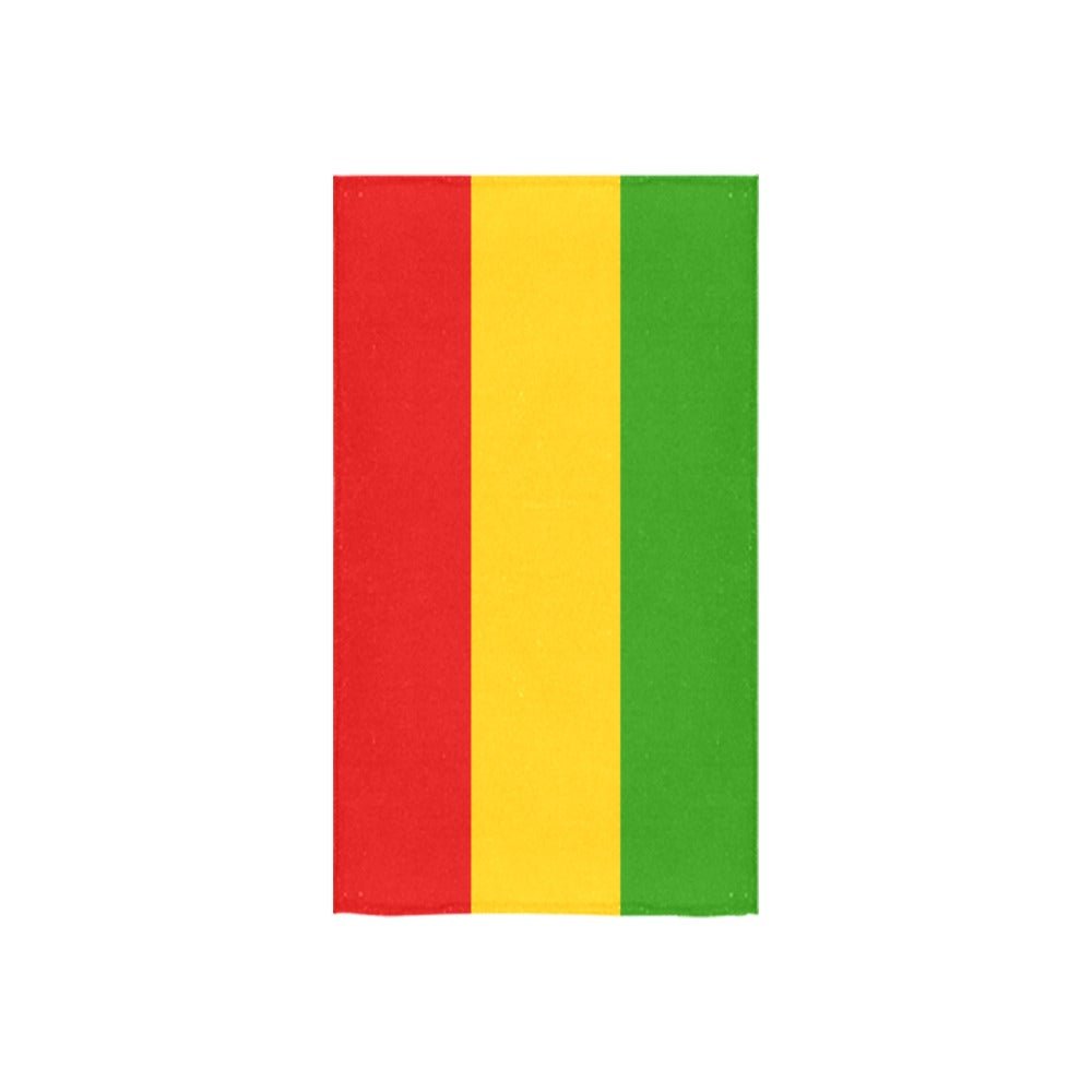 Rasta Flag Custom Towel 16"x28" - Conscious Apparel Store