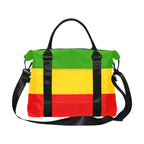 Rasta Flag Large Capacity Duffle Bag - Conscious Apparel Store
