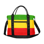 Rasta Flag Large Capacity Duffle Bag - Conscious Apparel Store