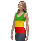 Rasta Flag Women's Tank Top - Conscious Apparel Store