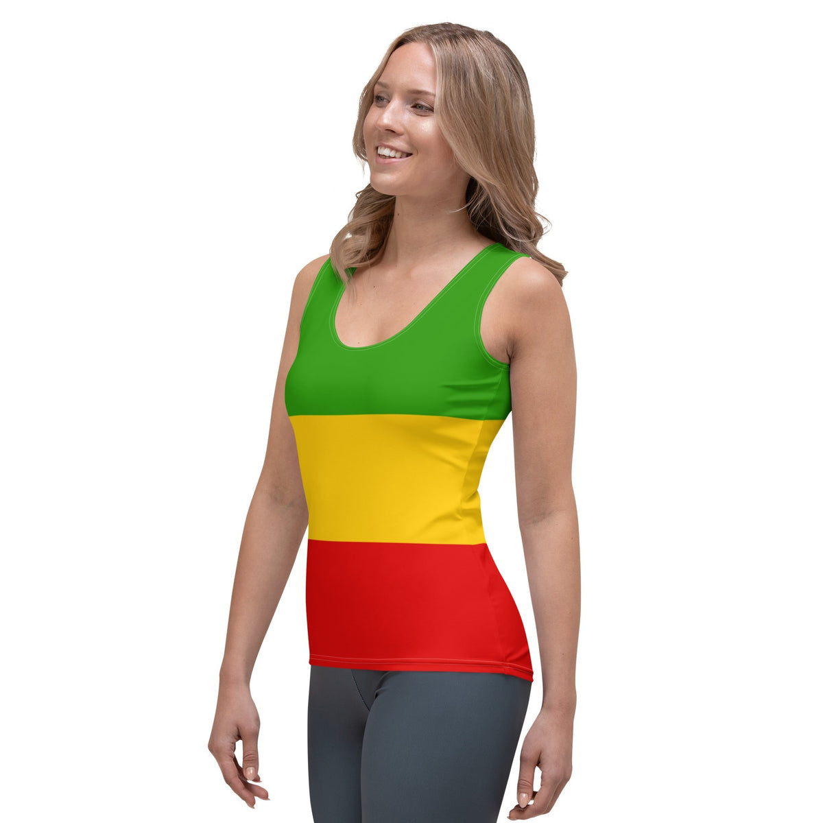 Rasta Flag Women's Tank Top - Conscious Apparel Store
