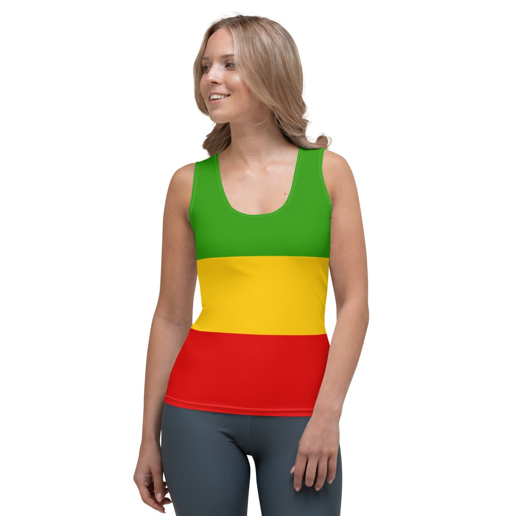 Rasta Flag Women's Tank Top - Conscious Apparel Store