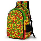 Rastafarian Flag Camo Casual Backpack - Conscious Apparel Store