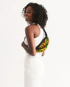 Rastafarian Flag Camo Crossbody Sling Bag - Conscious Apparel Store