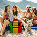 Rastafarian Flag Insulated Cooler Bag - Conscious Apparel Store