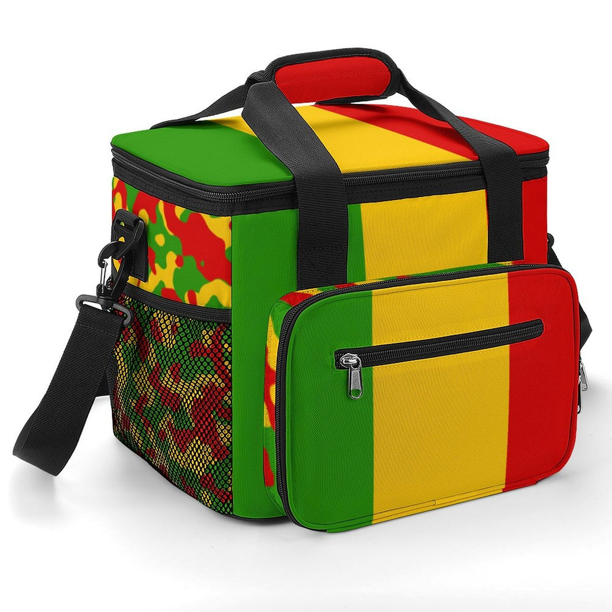 Rastafarian Flag Insulated Cooler Bag - Conscious Apparel Store